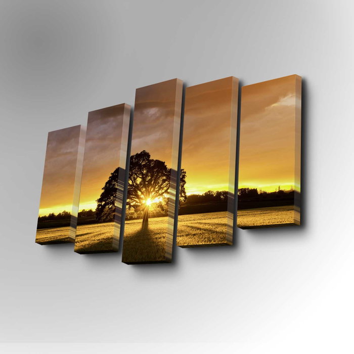 Wallity Cuadro Decorativo en Lienzo de 5 Piezas 5PUC-004 Wallity Cuadro Decorativo en Lienzo de 5 Piezas 5PUC-004